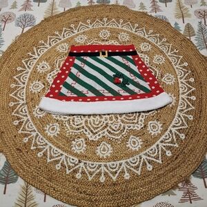 BNWT Festive Red and Green Xmas Skirt